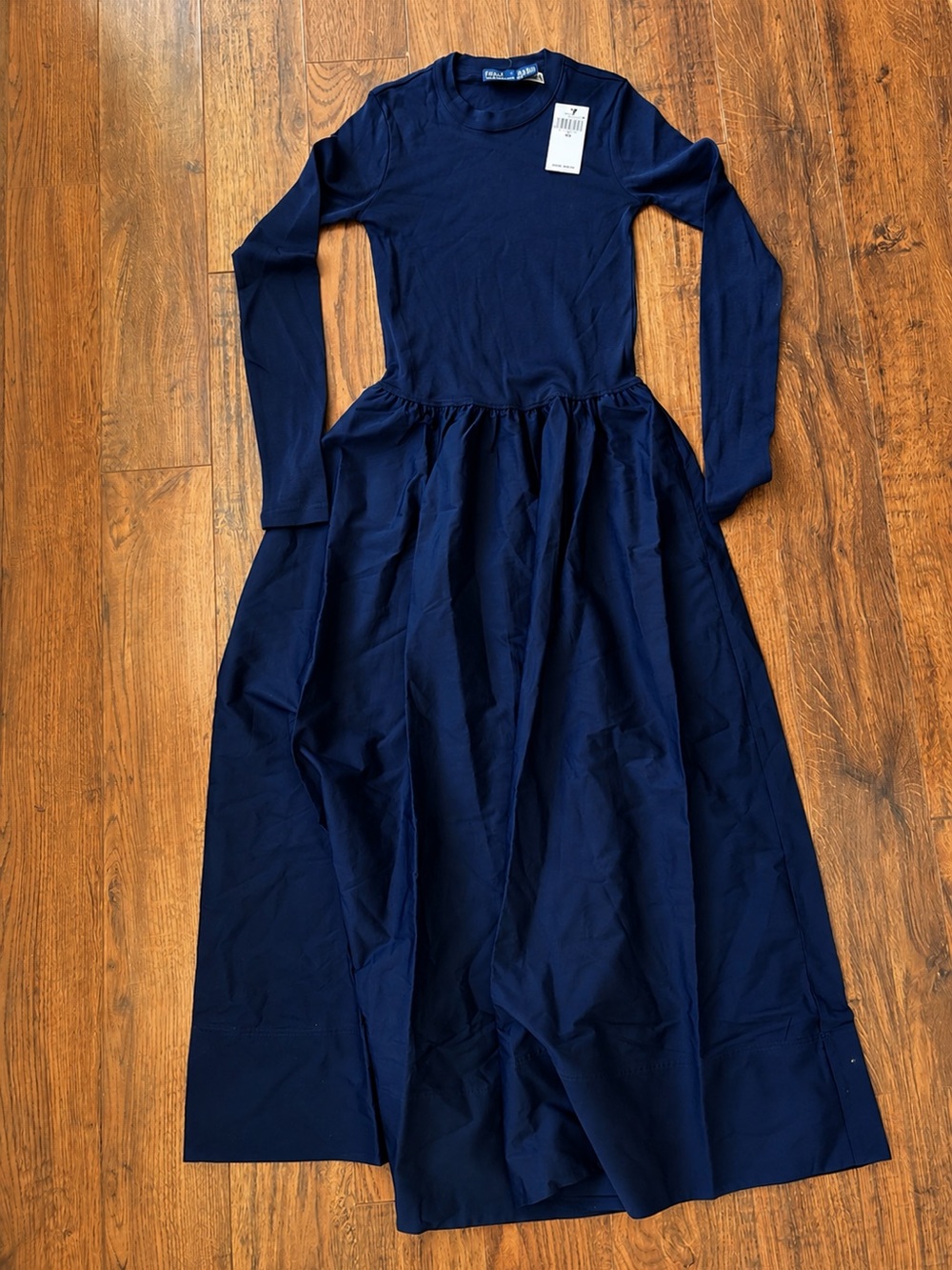 Polo Ralph Lauren Navy long sleeve cotton Dress